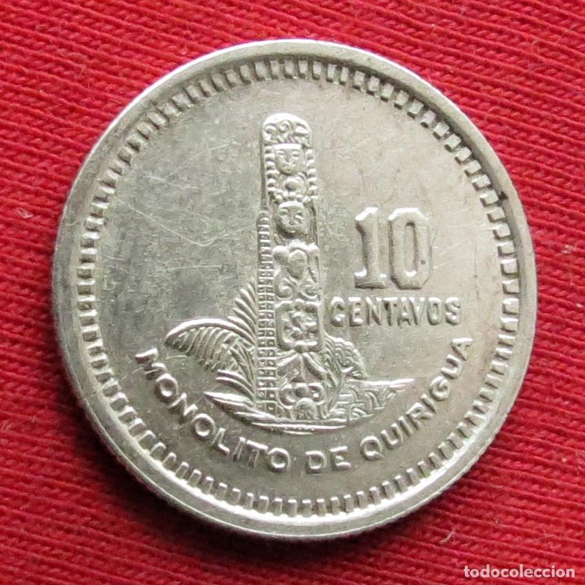 Monedas antiguas de Am&eacute;rica: Guatemala 10 centavos 1953 - Foto 1