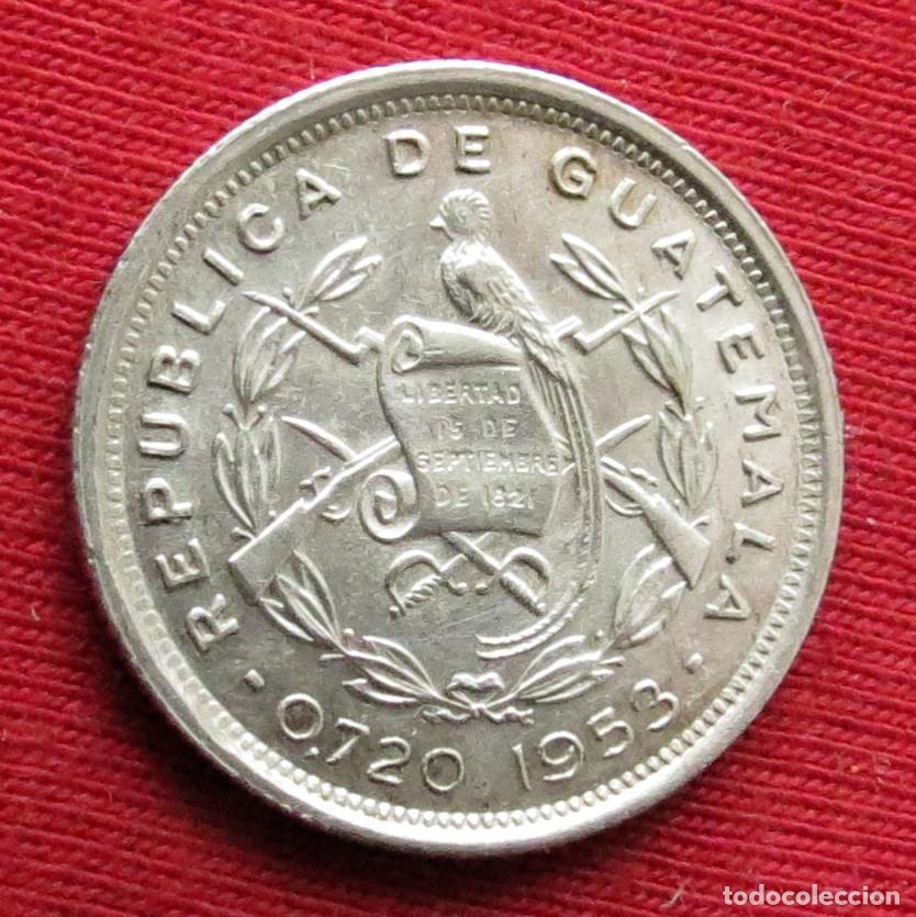 Monedas antiguas de Am&eacute;rica: Guatemala 10 centavos 1953 - Foto 2