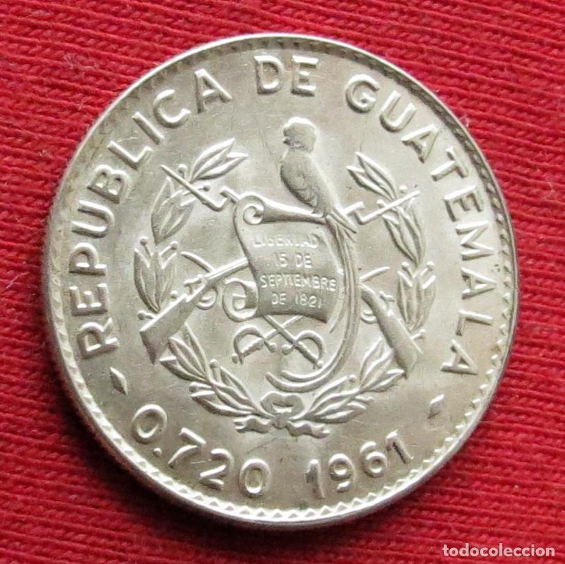 Monedas antiguas de Am&eacute;rica: Guatemala 10 centavos 1961 - Foto 2