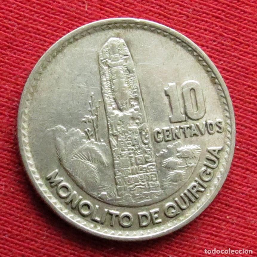 Monedas antiguas de Am&eacute;rica: Guatemala 10 centavos 1964 - Foto 1