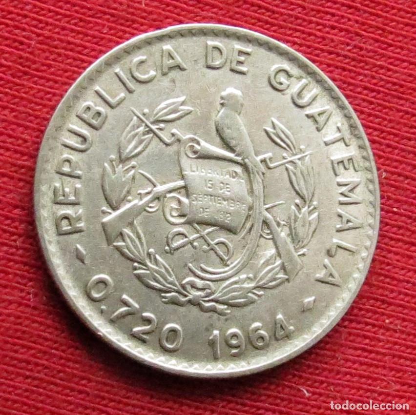 Monedas antiguas de Am&eacute;rica: Guatemala 10 centavos 1964 - Foto 2