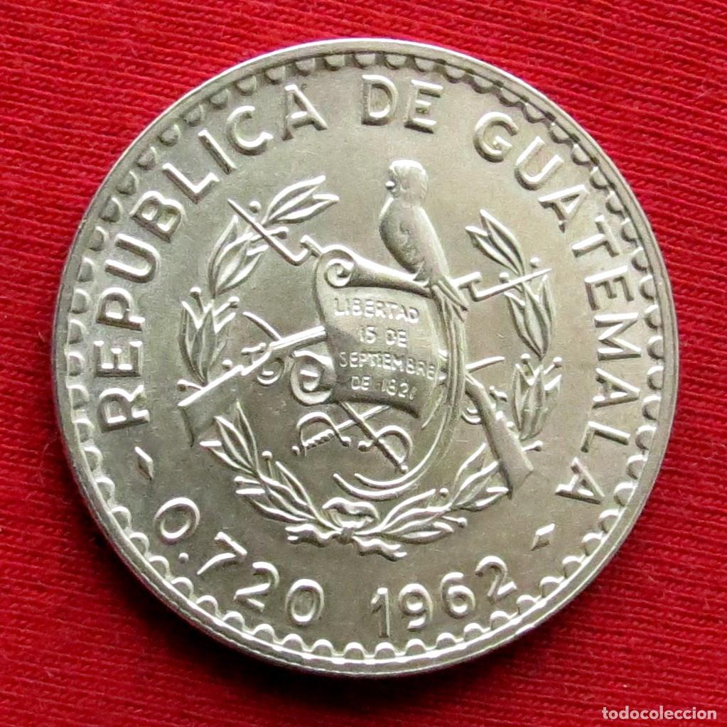 Monedas antiguas de Am&eacute;rica: Guatemala 50 centavos 1962 - Foto 2