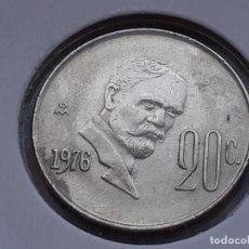 Monedas antiguas de América: MEXICO/MEJICO 20 CENTAVOS/CENTS 1976. Lote 388515654