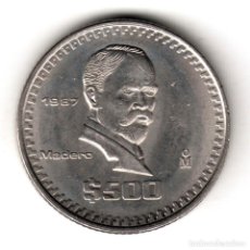Monedas antiguas de América: MEXICO 500 PESOS 1987 MADERO. Lote 388557649