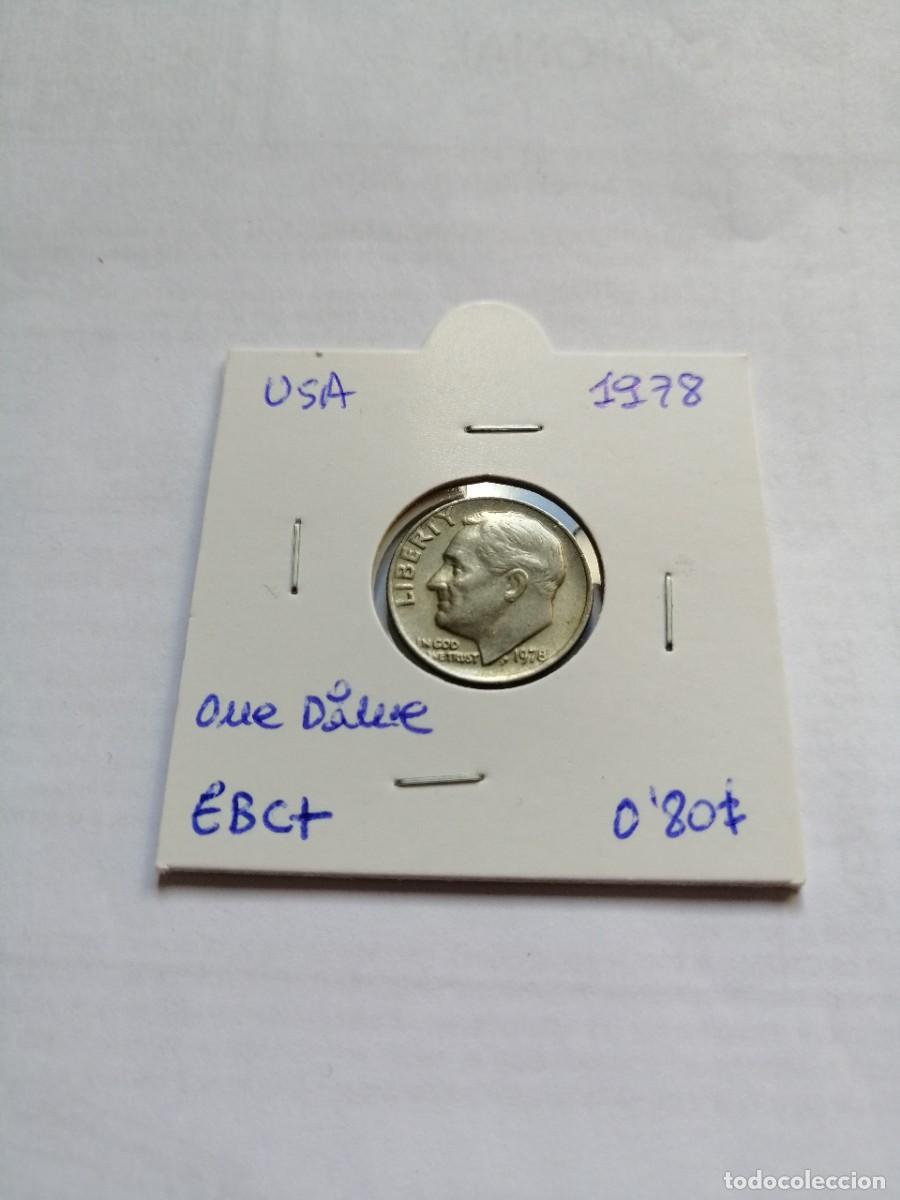 Monedas antiguas de Am&eacute;rica: Usa 1 dime 1978 - Foto 1