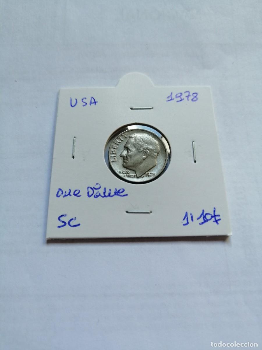 Monedas antiguas de Am&eacute;rica: Usa 1 dime 1978 SC - Foto 1