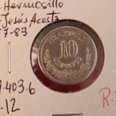 Monedas antiguas de América: MONEDA DE PLATA DE MÉXICO DE 10 CENTAVOS DE 1878, H° HERMOSILLO, BUEN EJEMPLAR, VER FOTOS. Lote 389973519