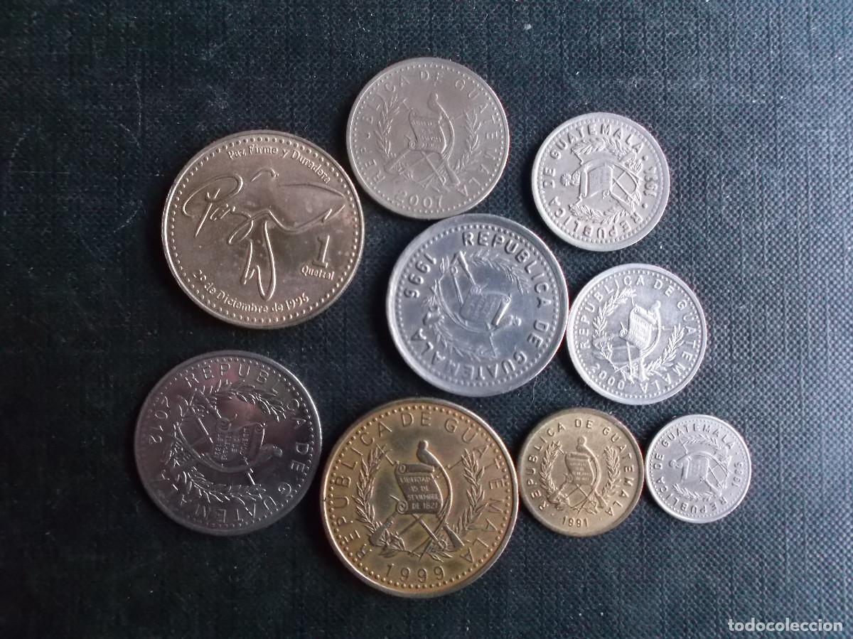 Monedas antiguas de Am&eacute;rica: conjunto de 9 monedas de Guatemala dificiles - Foto 2
