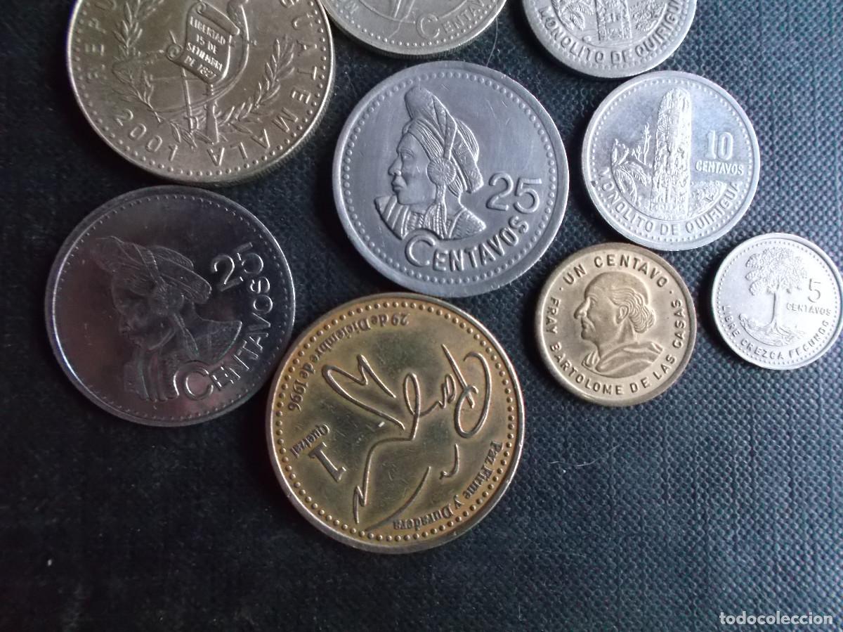 Monedas antiguas de Am&eacute;rica: conjunto de 9 monedas de Guatemala dificiles - Foto 4