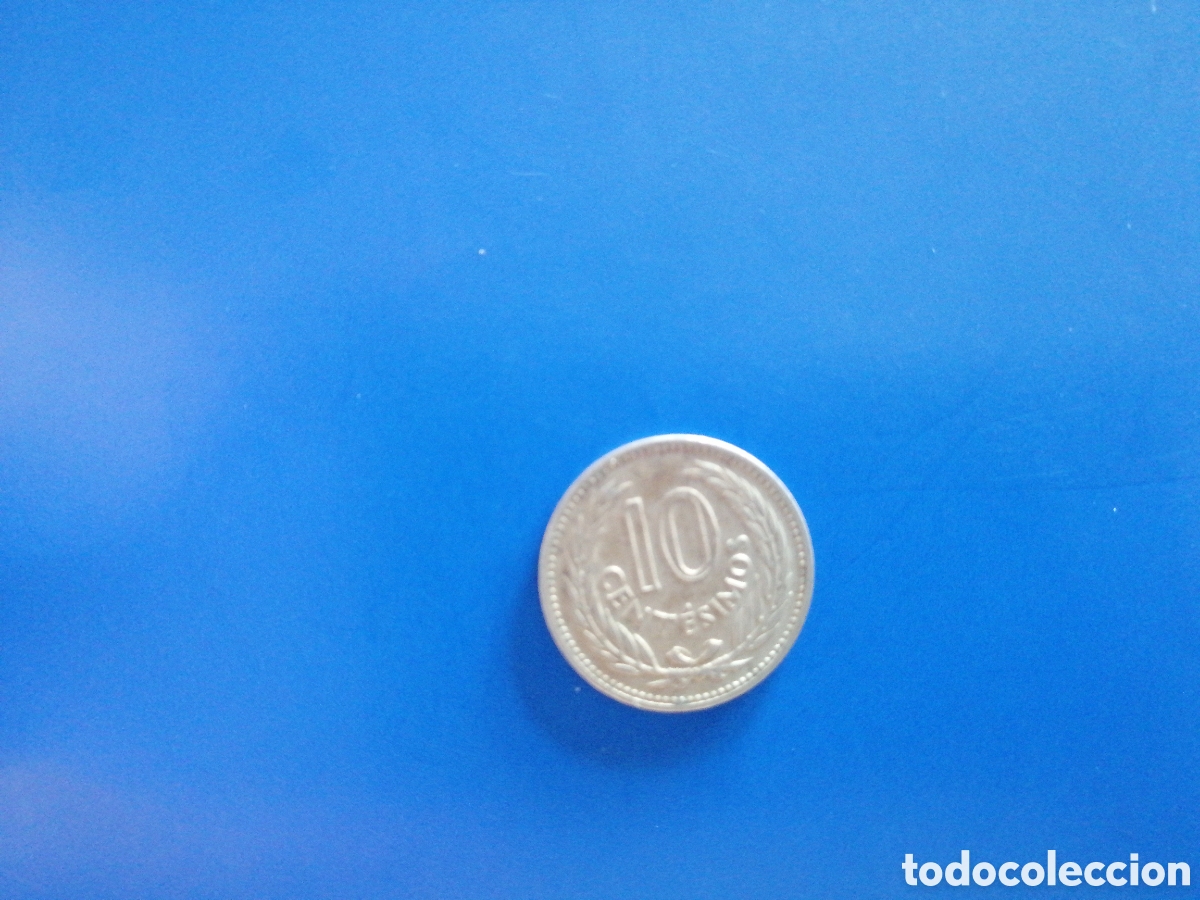 Monedas antiguas de Am&eacute;rica: 10 centesimos de Uruguay 1959 - Foto 2