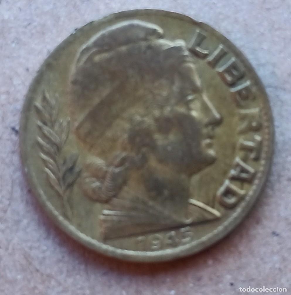 Monedas antiguas de Am&eacute;rica: ARGENTINA - 5 CENTAVOS 1945 BC - Foto 1