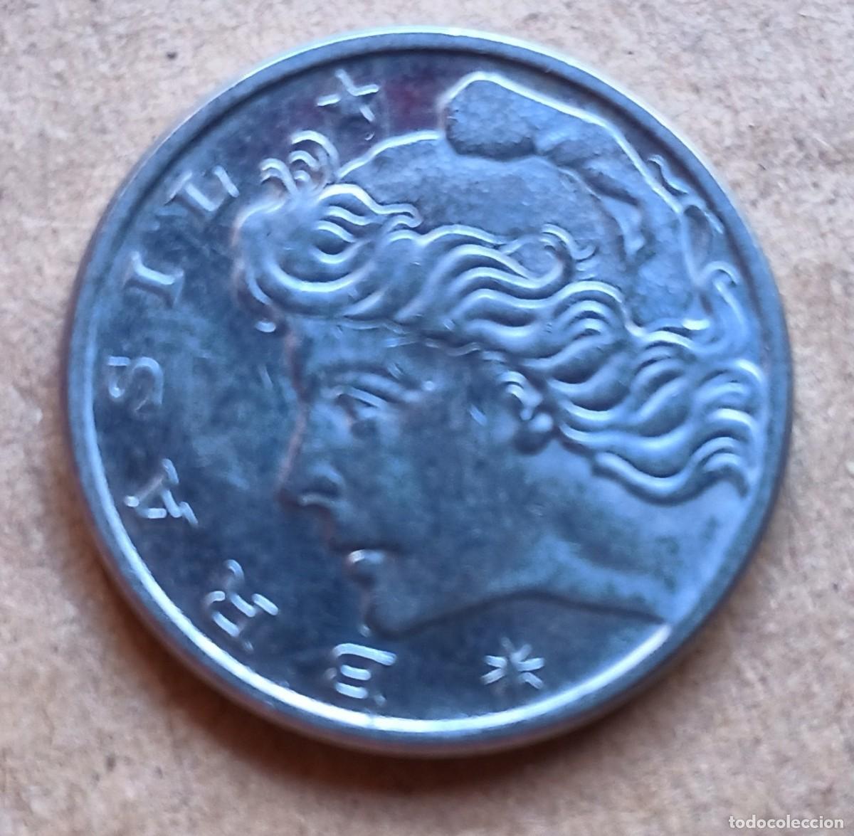 Monedas antiguas de Am&eacute;rica: BRASIL - 10 CENTAVOS 1976 MBC - Foto 1