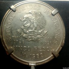 Monedas antiguas de América: 5 PESOS DE PLATA MEXICO 1952