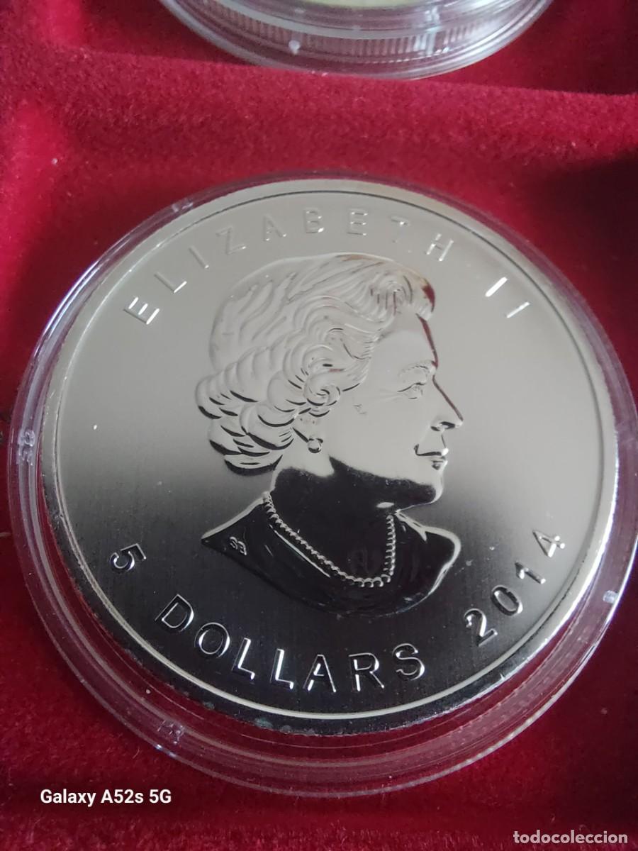 Monedas antiguas de Am&eacute;rica: Onza Canad&aacute; plata 2014 - Foto 2