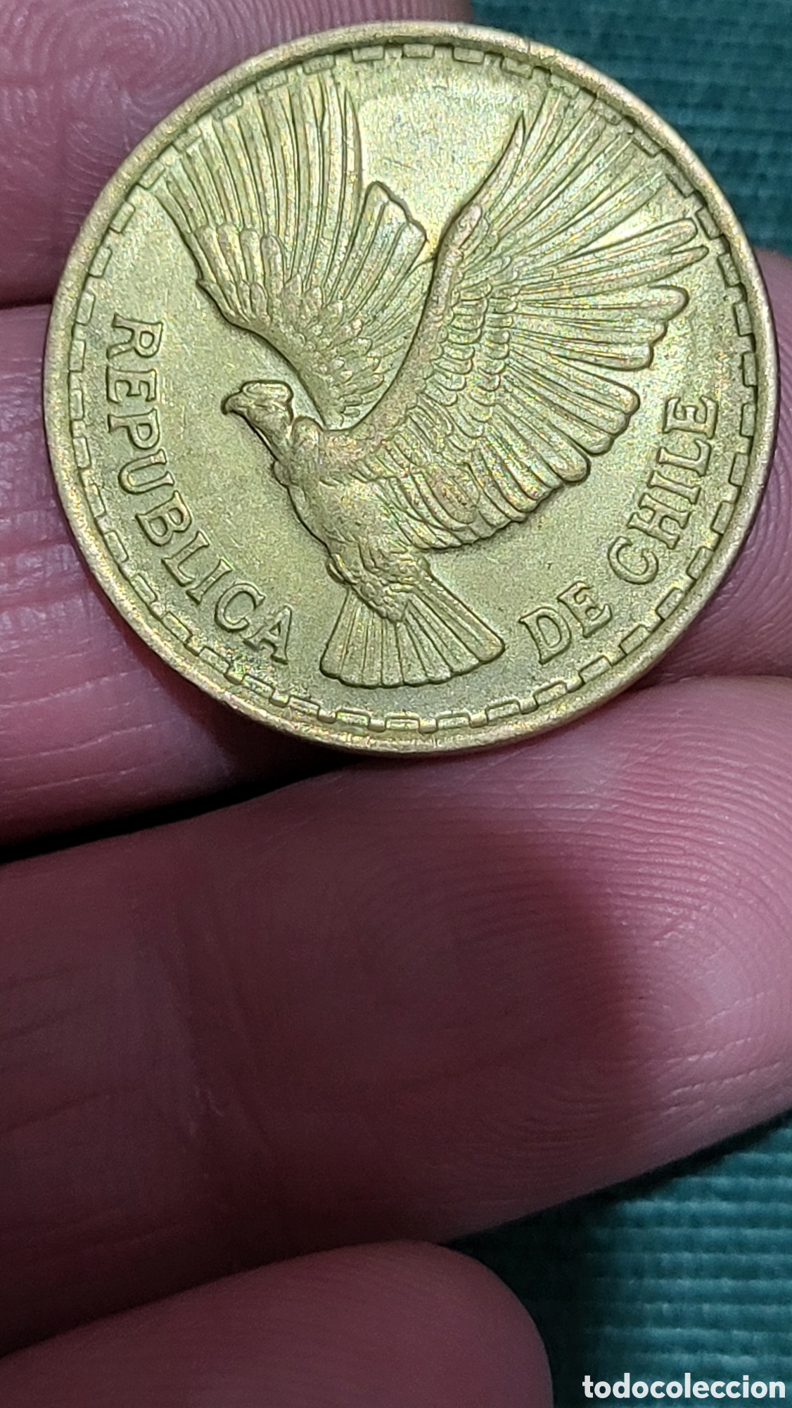 Monedas antiguas de Am&eacute;rica: Moneda 10 centimos 1970 Chile - Foto 1