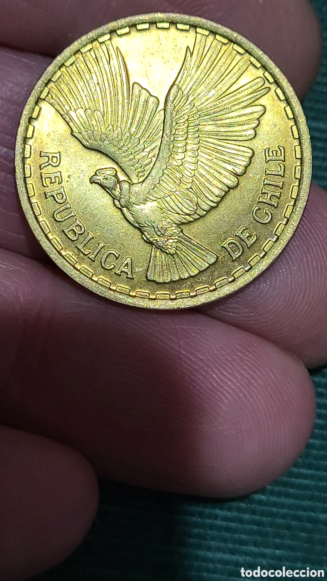 Monedas antiguas de Am&eacute;rica: Moneda 10 centimos 1969 Chile - Foto 1