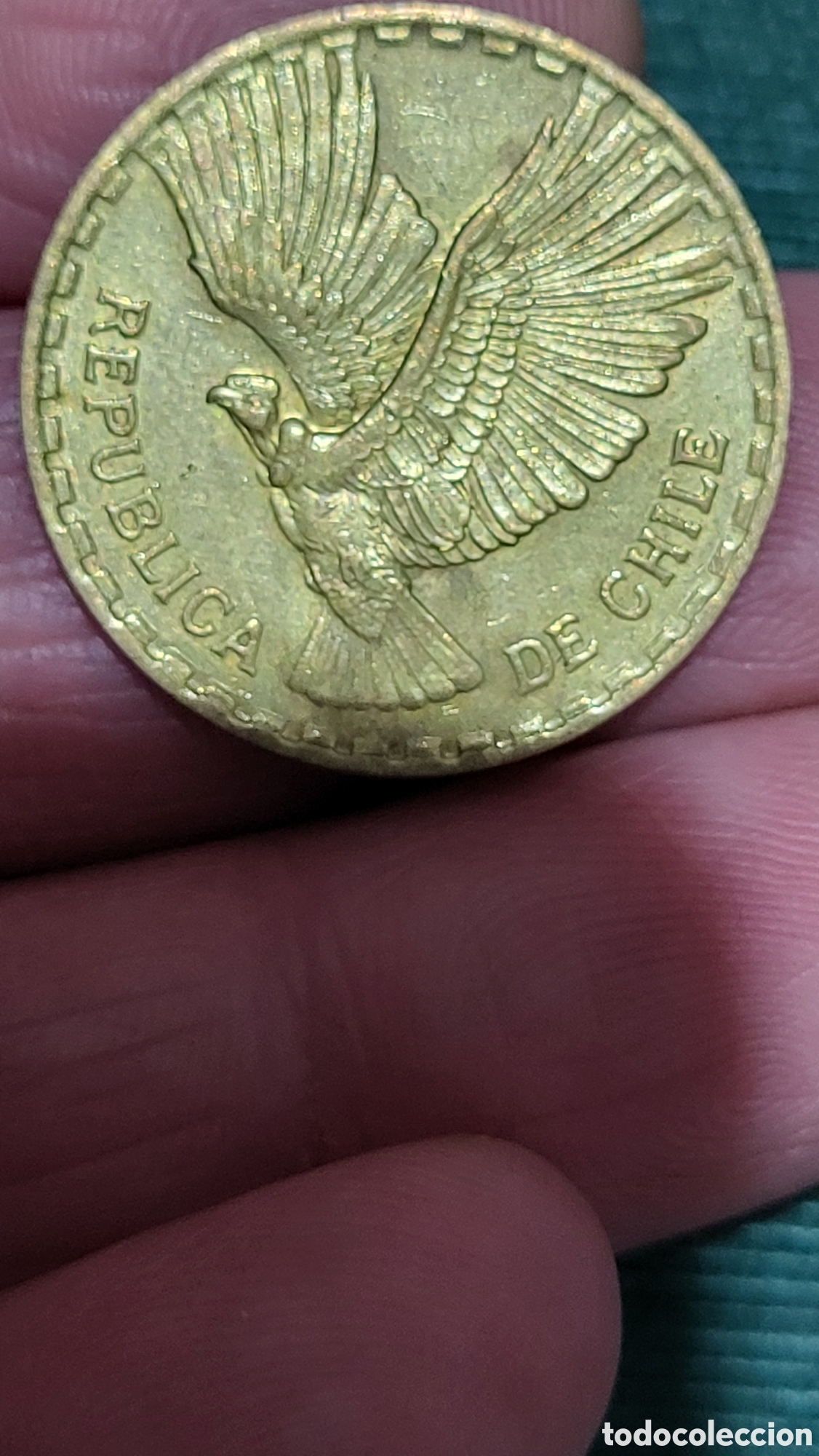 Monedas antiguas de Am&eacute;rica: Moneda 10 centimos 1967 Chile - Foto 1