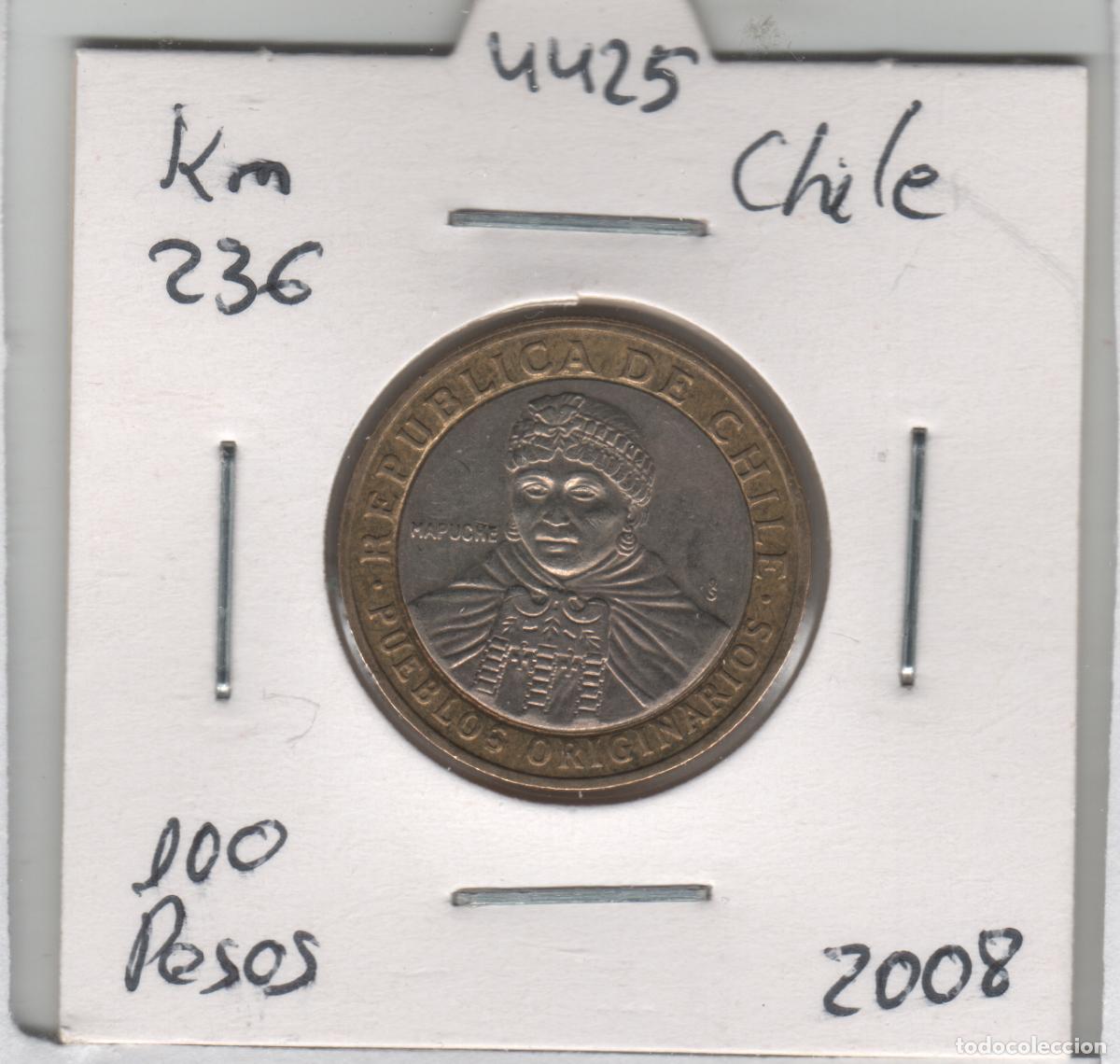 Monedas antiguas de Am&eacute;rica: MONEDA CHILE 100 PESOS 2008 - Foto 1