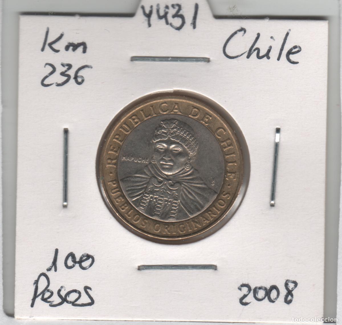 Monedas antiguas de Am&eacute;rica: MONEDA CHILE 100 PESOS 2008 - Foto 1