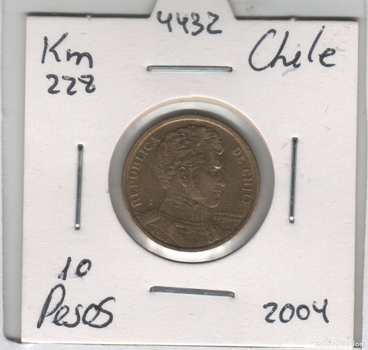 Monedas antiguas de Am&eacute;rica: MONEDA CHILE 10 PESOS 2004 - Foto 1