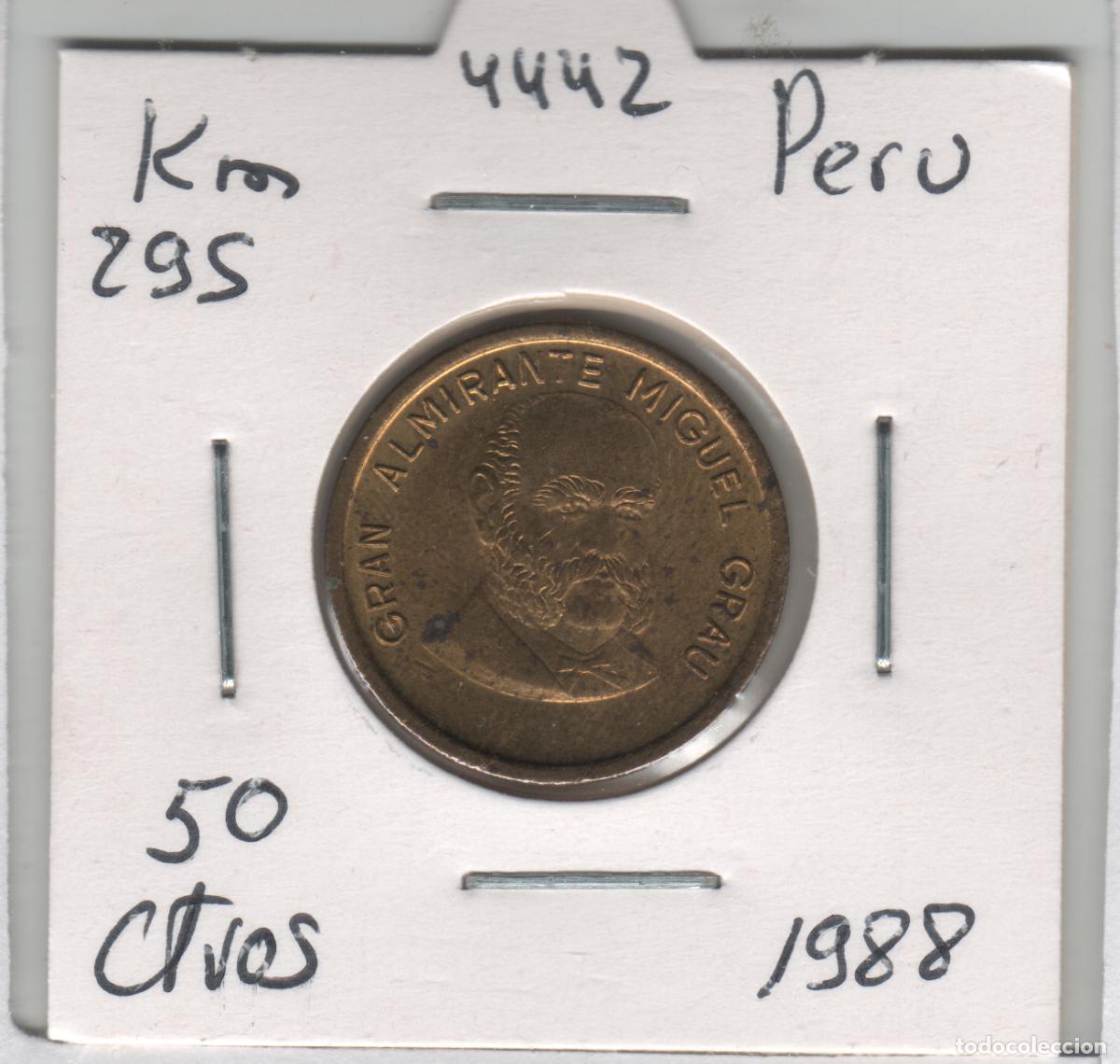 Monedas antiguas de Am&eacute;rica: MONEDA PERU 50 CENTAVOS 1988 - Foto 1