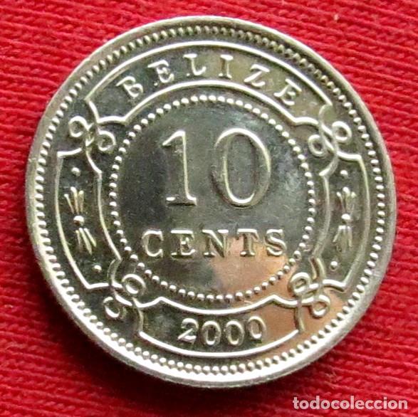 Monedas antiguas de Am&eacute;rica: Belize Belice 10 cents 2000 unc - Foto 1