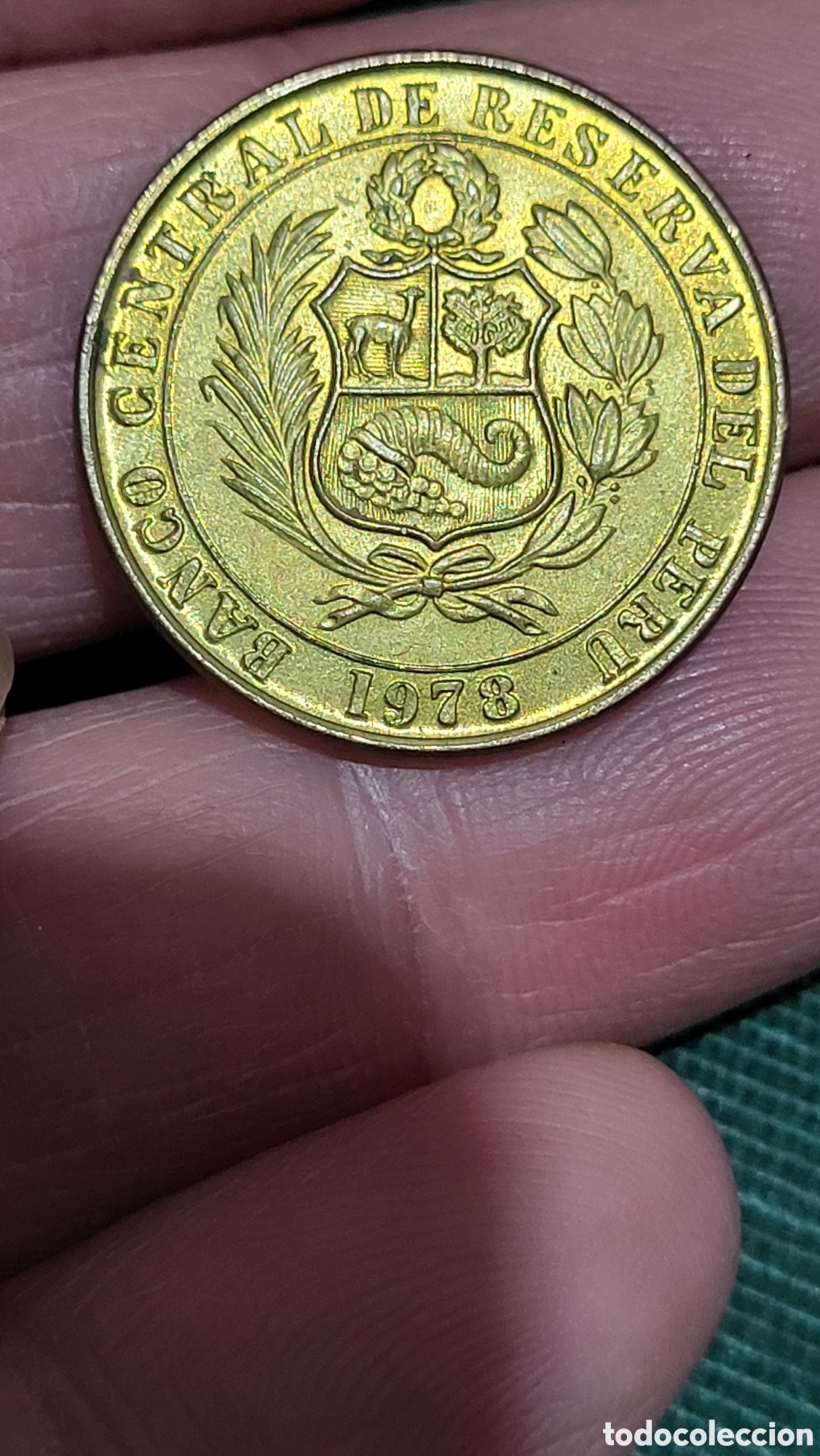 Monedas antiguas de Am&eacute;rica: Moneda 10 soles de oro Per&uacute; 1978 - Foto 2