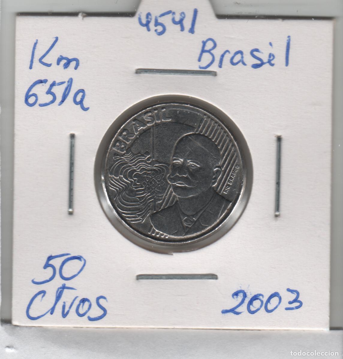 Monedas antiguas de Am&eacute;rica: MONEDA BRASIL 50 CENTAVOS 2003 - Foto 1