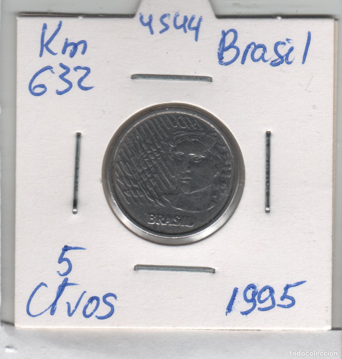 Monedas antiguas de Am&eacute;rica: MONEDA BRASIL 5 CENTAVOS 1995 - Foto 1