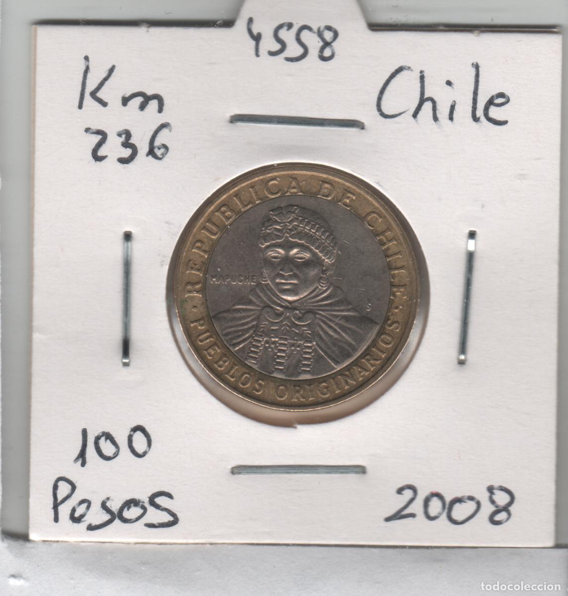 Monedas antiguas de Am&eacute;rica: MONEDA CHILE 100 PESOS 2008 - Foto 1