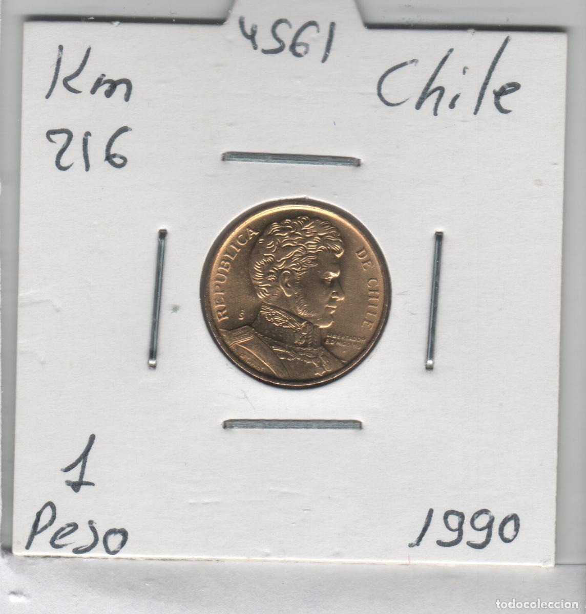 Monedas antiguas de Am&eacute;rica: MONEDA CHILE 1 PESO 1990 - Foto 1