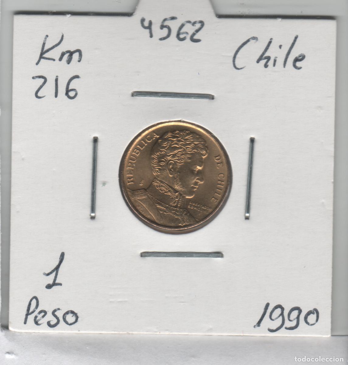 Monedas antiguas de Am&eacute;rica: MONEDA CHILE 1 PESO 1990 - Foto 1