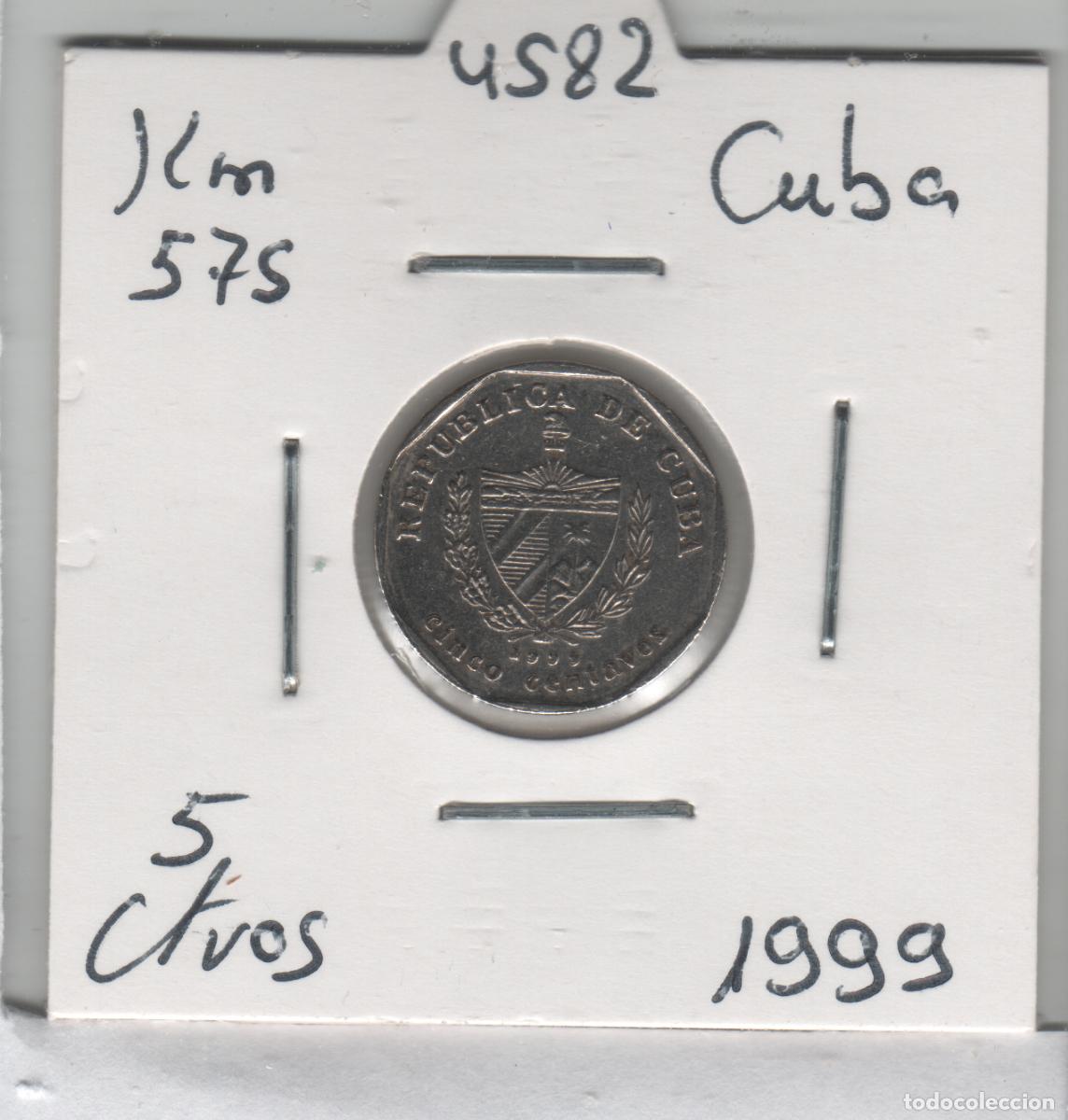 Monedas antiguas de Am&eacute;rica: MONEDA CUBA 5 CENTAVOS 1999 - Foto 1