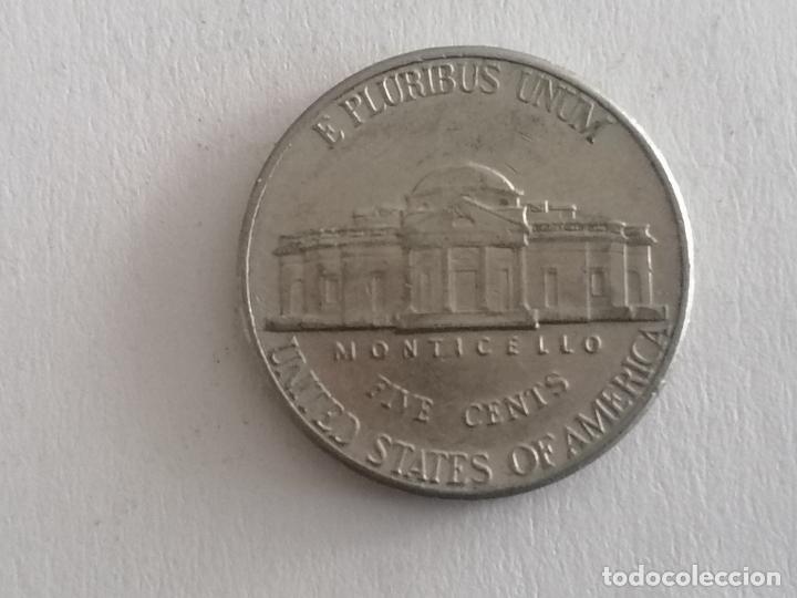 Monedas antiguas de Am&eacute;rica: MONEDA FIVE CENTS, LIBERTY 2002 - Foto 2