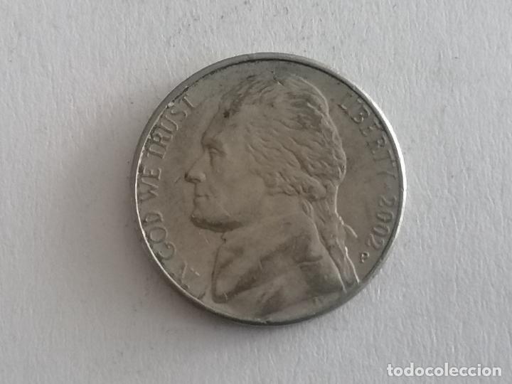 Monedas antiguas de Am&eacute;rica: MONEDA FIVE CENTS, LIBERTY 2002 - Foto 1