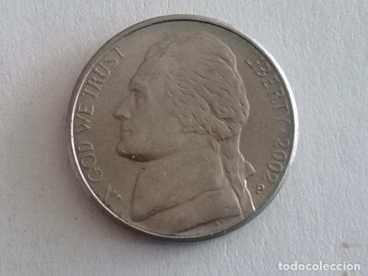Monedas antiguas de Am&eacute;rica: MONEDA FIVE CENTS, LIBERTY 2002 - Foto 1