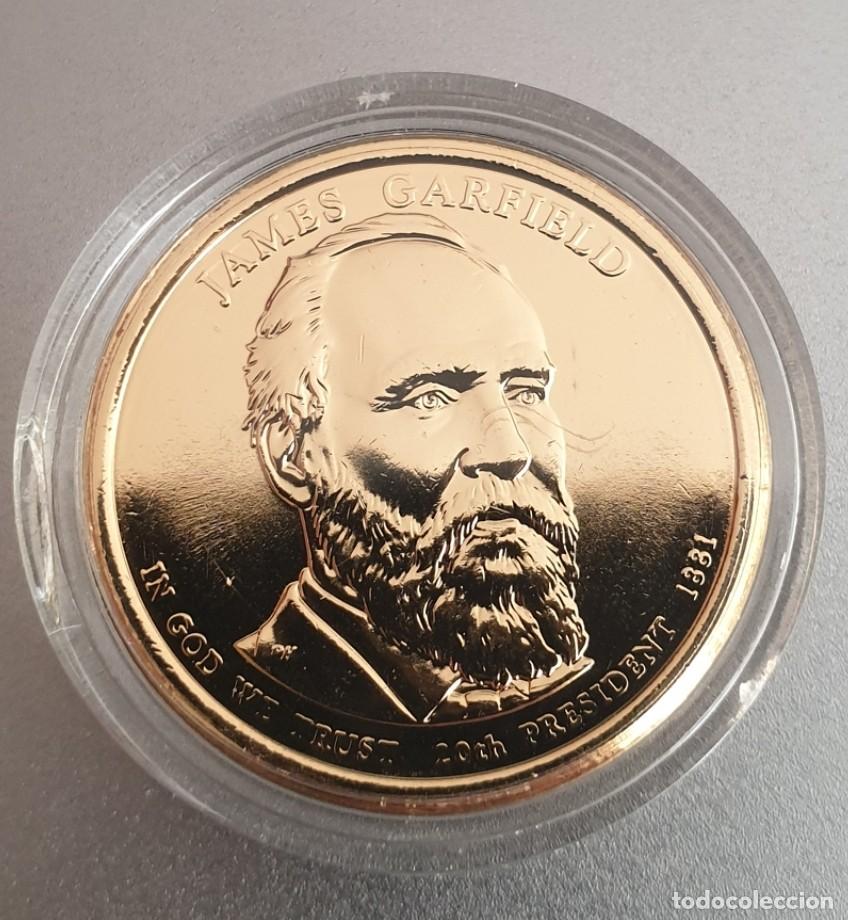 Monedas antiguas de Am&eacute;rica: ONE DOLAR USA 2011 - CECA D - CALIDAD BU - JAMES GARFIELD - 20TH PRESIDENTE - EN CAPSULA - S/C