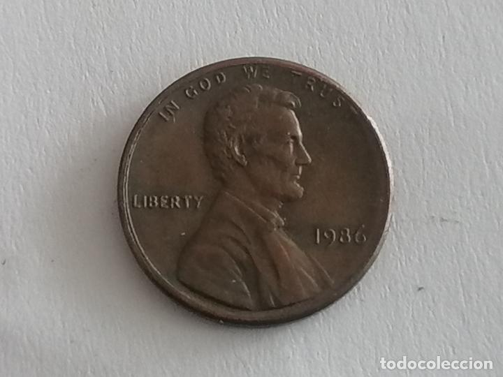 Monedas antiguas de Am&eacute;rica: MONEDA ONE CENT, 1986, LIBERTY - Foto 1