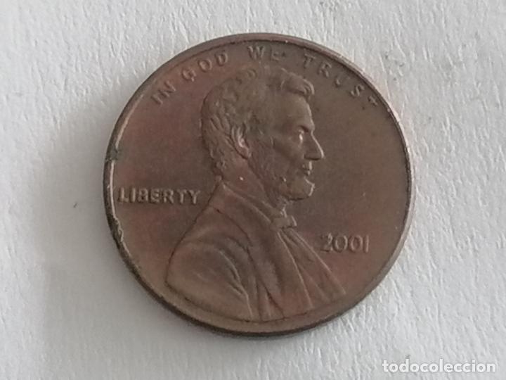 Monedas antiguas de Am&eacute;rica: MONEDA ONE CENT, 2001, LIBERTY - Foto 1