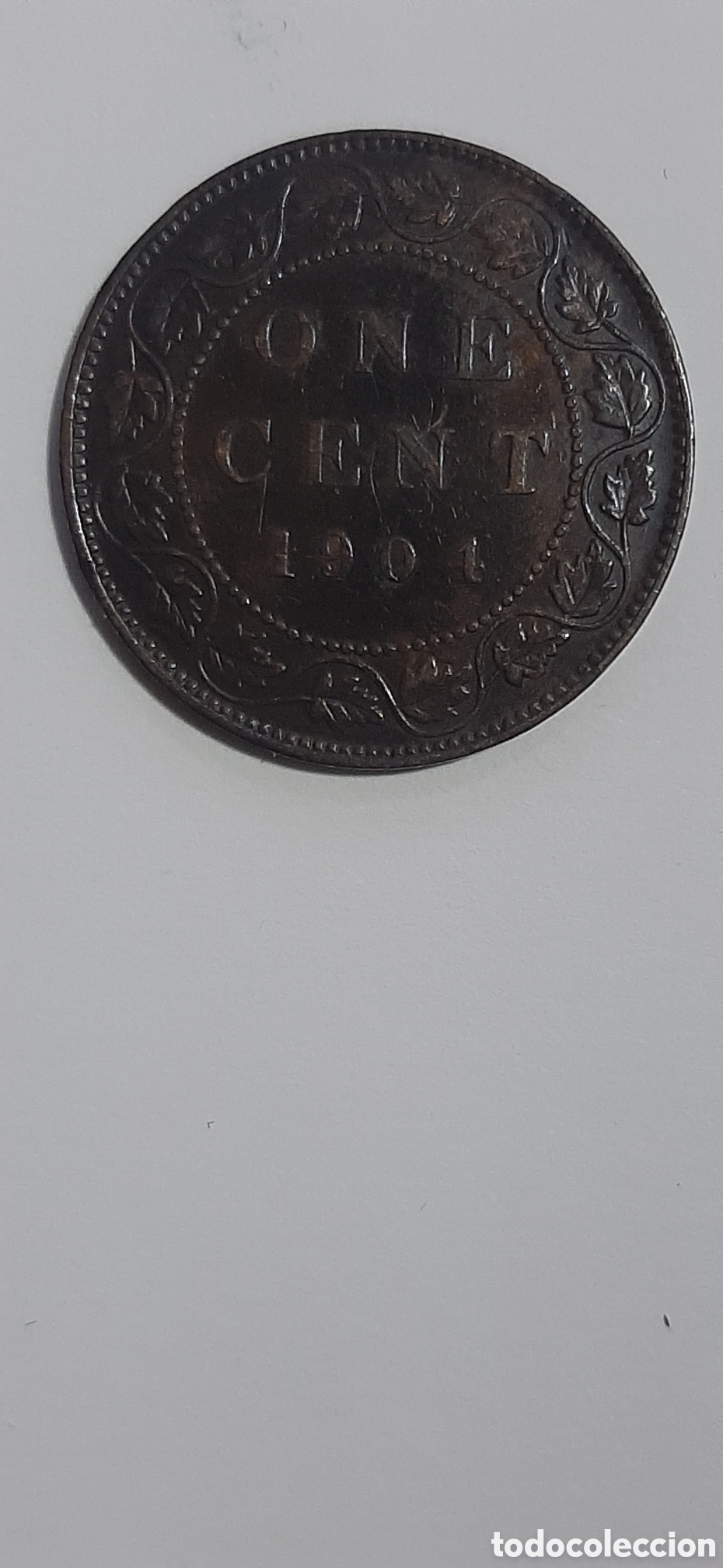 Monedas antiguas de Am&eacute;rica: CANADA 1 CENT A&Ntilde;O 1904 - Foto 2