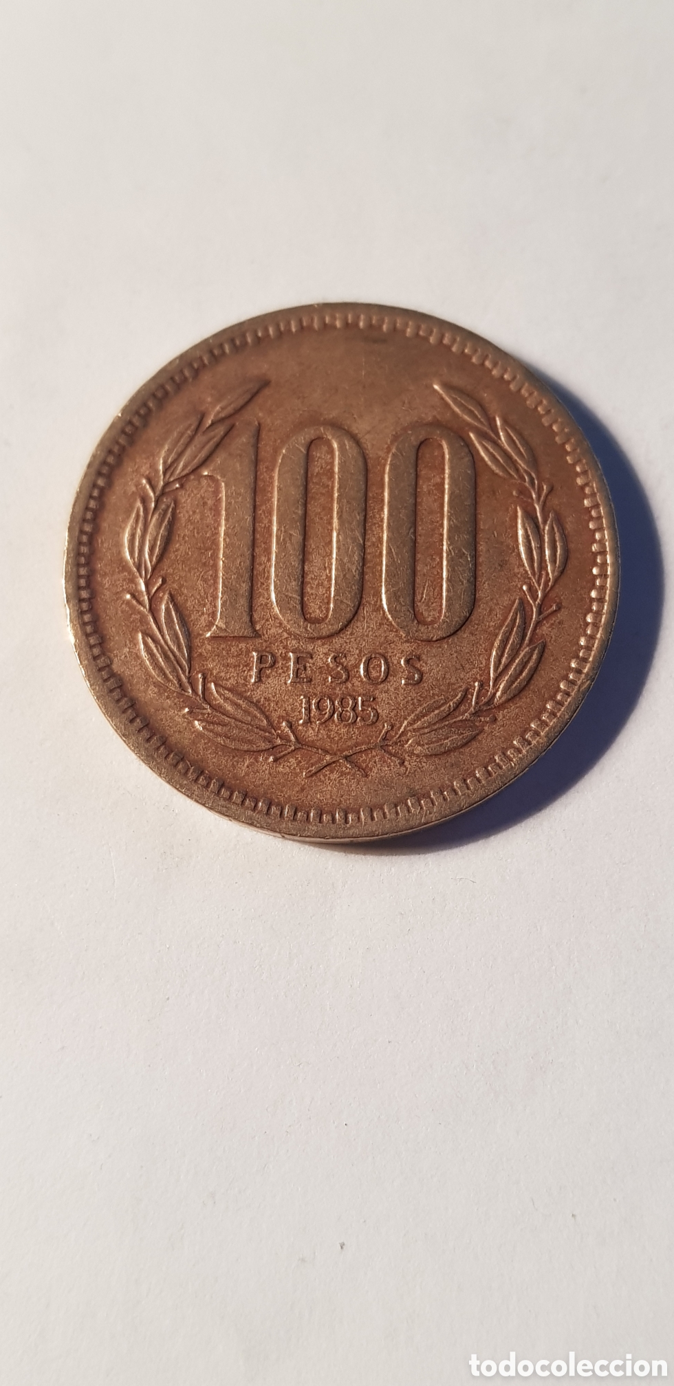 Monedas antiguas de Am&eacute;rica: 100 Pesos Chile 1985 - Foto 2