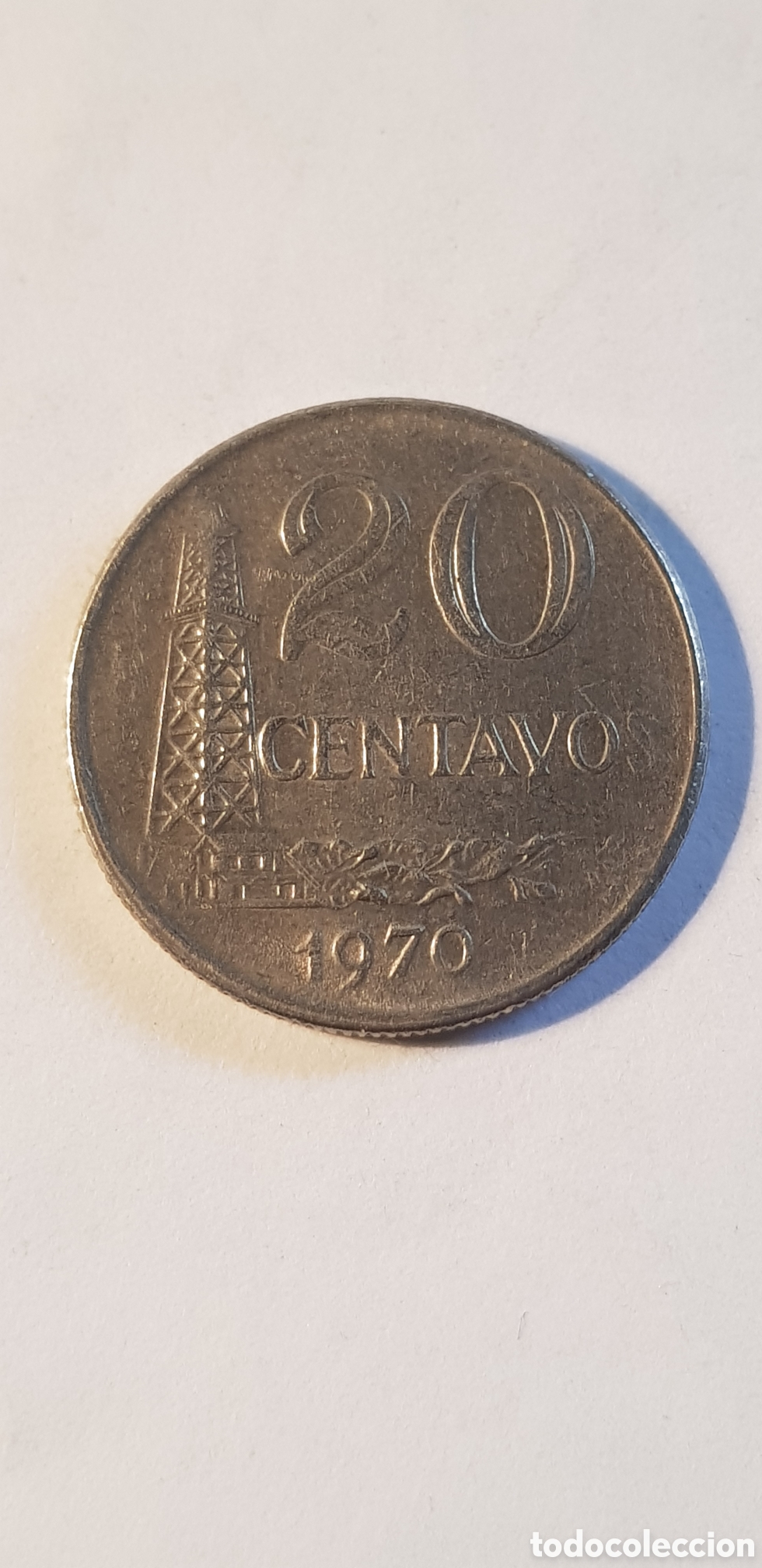Monedas antiguas de Am&eacute;rica: 20 Centavos 1970 Brasil - Foto 1