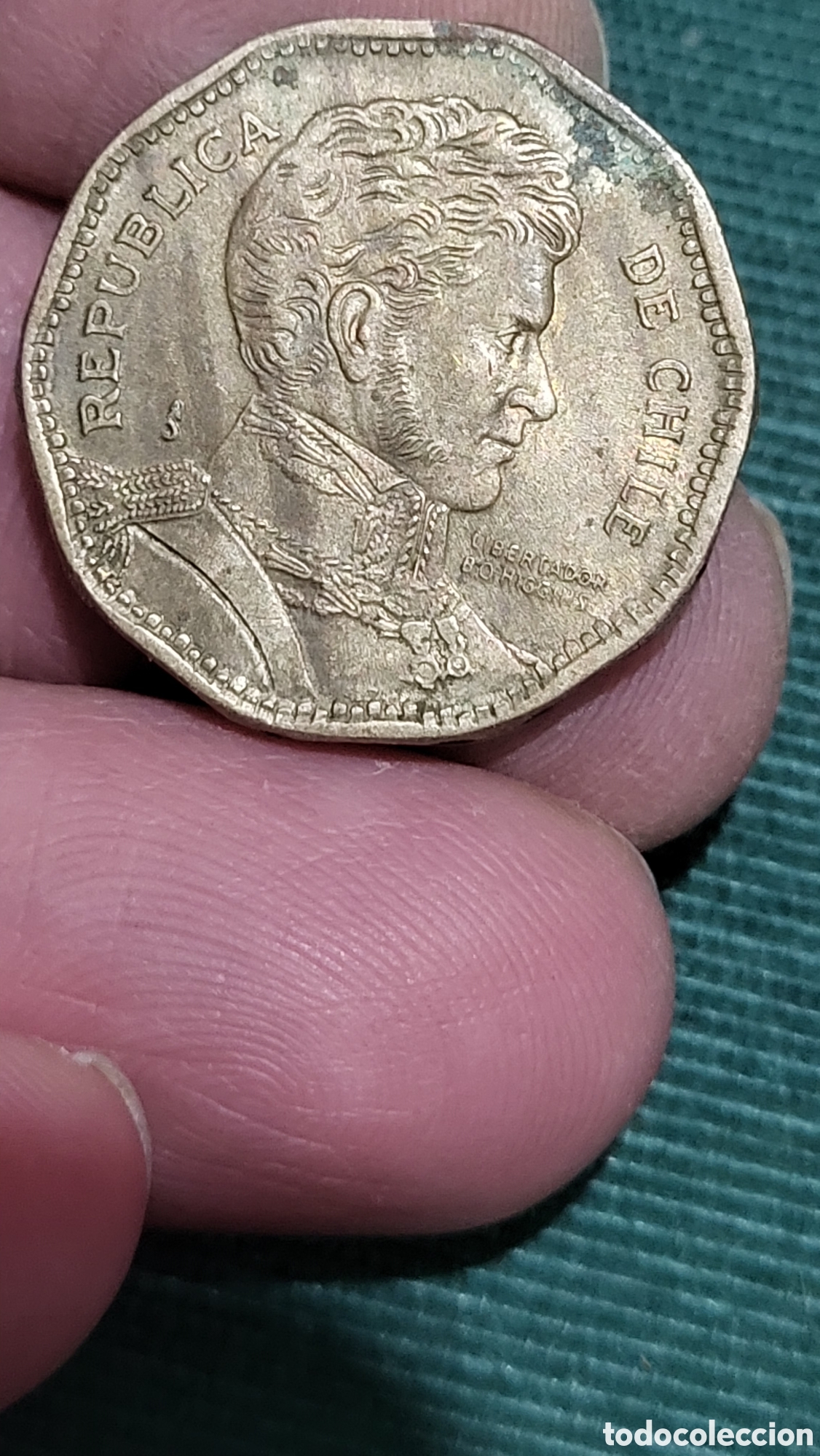 Monedas antiguas de Am&eacute;rica: Moneda 50 pesos Chile 1995 - Foto 1
