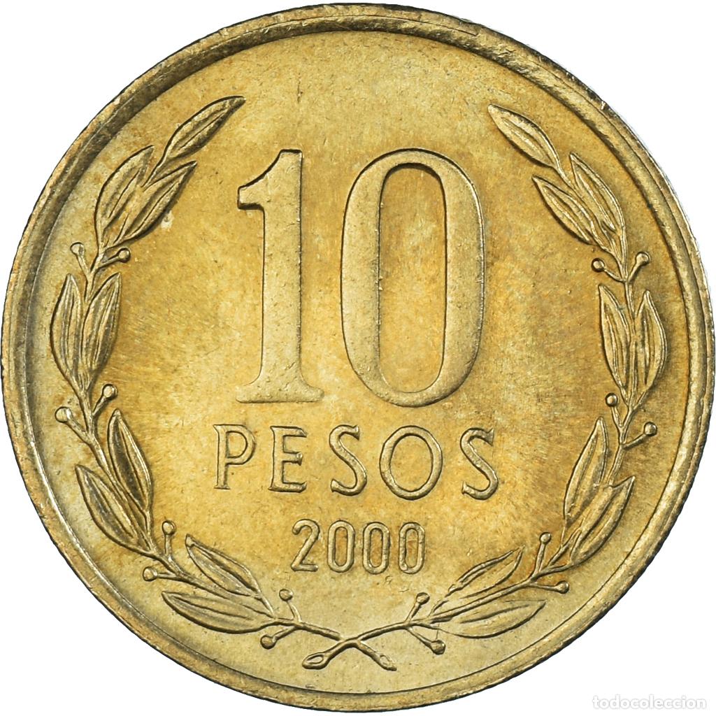 Monedas antiguas de Am&eacute;rica: [#1492985] Moneda, Chile, 10 Pesos, 2000 - Foto 2