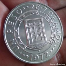 Monedas antiguas de América: UN PESO, REP. DOMINICANA 1972