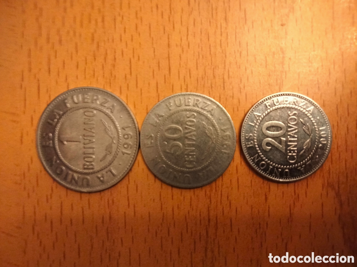 Monedas antiguas de Am&eacute;rica: Monedas de Bolivia - Foto 1
