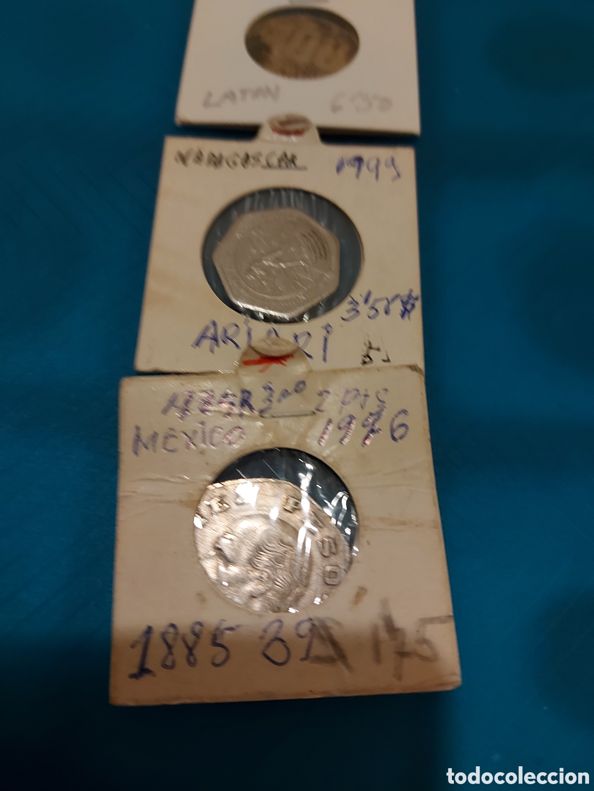 Monedas antiguas de Am&eacute;rica: Mexico y 2 mas - Foto 2