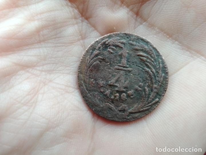 Monedas antiguas de Am&eacute;rica: MEXICO 1831 1/4 DE REAL QUARTO - Foto 1
