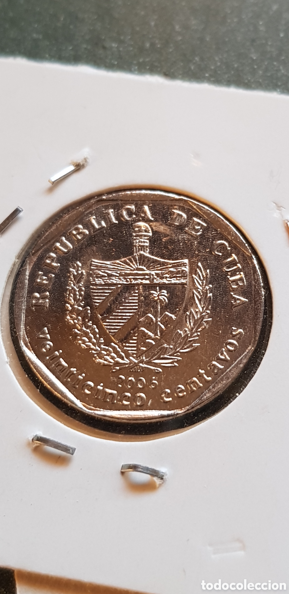 Monedas antiguas de Am&eacute;rica: 25 Centavos 2006 Cuba - Foto 2