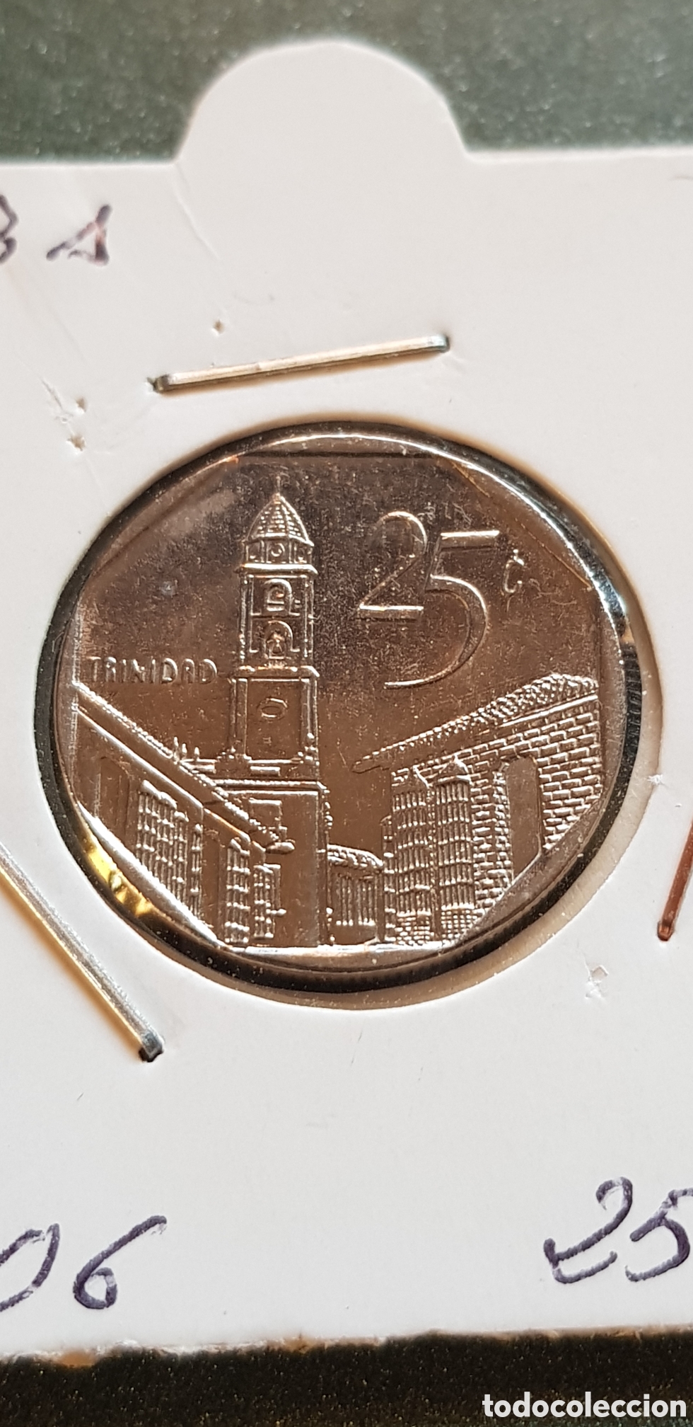 Monedas antiguas de Am&eacute;rica: 25 Centavos 2006 Cuba - Foto 1